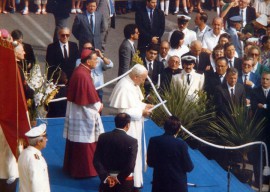 Visita di Papa Giovanni Paolo II a Gaeta 1989